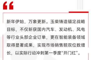 奋战 “开门红”丨玉柴铸造：内生外拓双驱动 奋力赢战开门红